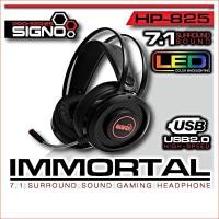 ราคา หูฟังเกมมิ่ง SIGNO HP-825 IMMORTAL 7.1 Surround Sound Gaming Headphone (24555539895)