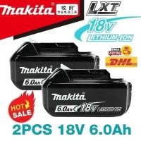 ราคา Makita แบตเตอรี่ลิเธียมไอออนแท้ 18V 5Ah BL1850B BL1850 BL1860 BL1860B BL1840B (56301231692)