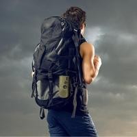 ราคา Outsideworld.th วิทยุฉุกเฉินกลางแจ้งแบบพกพาพลังงานแสงอาทิตย์ชาร์จมือหมุน USB ชาร์จพร้อมไฟฉาย SOS ALARM AM/FM เครื่องชาร์จโทรศัพท์มือถือ (53703244695)