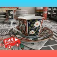 ราคา ชุดชาเบญจรงค์ Kiyohide มือสองนำเข้าจากญี่ปุ่น (4977708717)