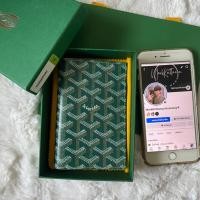 ราคา New Goyard Grenelle Passport Cover สีเขียว (28242784879)