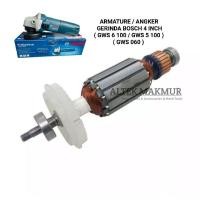 ราคา MESIN Armature สําหรับ Bosch GWS 6 100 เครื่องเจียร / GWS 060 / GWS 5 100 / Bosch GWS6 100 เครื่องเจียร Dynamo Armature GWS060 GWS5 100 / โรเตอร์เครื่องบด Bosch (42405704203)