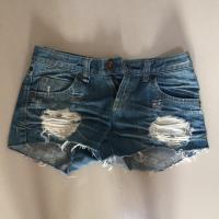 ราคา ขาสั้นยีนส์เอวต่ำ (1752556053)