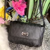 ราคา กระเป๋าสะพายหนังแท้ Michael kors แท้ 8“ สีดำ (27588694811)