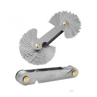 ราคา n&z หวีวัดสำหรับเธรด หวีวัดเกลียว เกจเกลียว หวีวัดลวดสแตนเลส 52pcs เมตริก + อิมพีเรียล (43121543159)