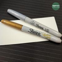 ราคา ปากกามาร์คเกอร์เมทัลลิค Sharpie Marker Metallic - Fine เงิน/ทอง (40956390378)