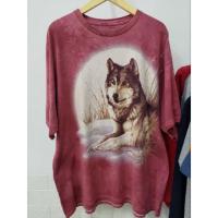 ราคา เสื้อยืด Art The Mountain Wolf มือสอง ©2001 (29152676110)