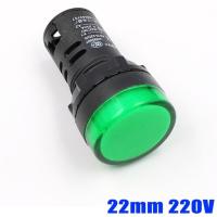 ราคา Pilot lamp LED 22mm 220VAC สีเขียว ไพล็อทแลมป์ ขนาด 22มิล AC 220โวลต์ (5338387912)