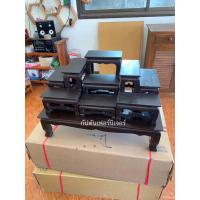 ราคา โต๊ะหมู่บูชาไม้สัก หมู่ 9 หน้า4 สีโอ๊ค (20989902889)