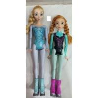 ราคา ตุ๊กตาบาร์บี้ บาร์บี้แท้มือสอง เอลซ่า อันนา รุ่นเล่นสเก็ตน้ำแข็ง make up สวย ผมสวย ข้อดี มีล้อที่เท้าเดินหน้าถอยหลัง (20533512342)