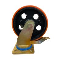 ราคา ถูกสุดJNR ล้อโพลียูรีเทน รุ่น R500 ขนาด 10 นิ้ว แป้นตาย แป้นหมุน เบรค ล้อยูรีเทน ล้อโพลียูรีเทน 10" ขาทอง (43515664896)