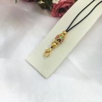 ราคา สร้อยพระเชือกร่ม คั่นเม็ดลงยา แบบรูดปรับความยาวได้ (23446060897)