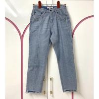 ราคา Chaps women jeans กางเกงขายาวแบรนด์ CPS ประดับเพชร (14954374241)