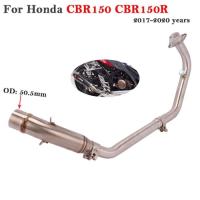 ราคา For Honda CBR150 CBR150R CB150R CB 150 R CBR 150 Motorcycle Exhaust System Escape Modified Front Mi (52104664592)