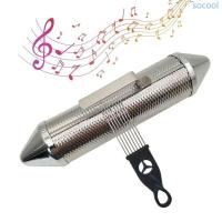 ราคา Soc* Metal Guiro Instrument Shaker Guiro Shaker พร้อม Scraper เครื่องดนตรี (54302923949)