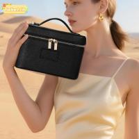 ราคา TOBE1 กระเป๋าแต่งหน้า, PU หนังความจุขนาดใหญ่กระเป๋าแป้ง,ทรงสี่เหลี่ยมกันน้ําที่ถอดออกได้ Divider กระเป๋าเก็บกล้องท่องเที่ยว (46854529407)