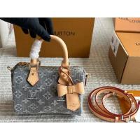 ราคา Louis Vuitton NANO SPEEDY Handbag สไตล์ใหม่ กระเป๋าสะพายข้างแบบพกพา มีฟูกในตัว ทำจาก الدنيม (48354692784)