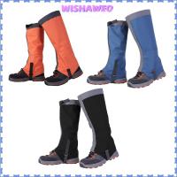 ราคา Wishaweo ไกเตอร์ขาเดินป่า 1 คู่ ผ้าไนลอนกันน้ํา 420D Rip-Stop น้ำหนักเบาทึนทาน เหมาะสำหรับการเล่นสกีและเดินป่า (49303484540)