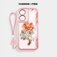 ราคา YBD Clear Case สําหรับ Realme 15 Pro 5G Realme 15T 15X หรูหรา Golden Watanabe Rose Lotus เคสโทรศัพท์ (55003783300)