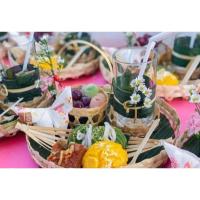 ราคา ชุดถาดสานงานจัดขนม 4 ชิ้นพร้อมใช้งาน (12191724996)