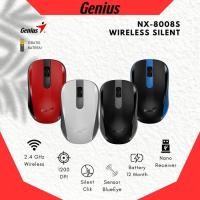 ราคา MOUSE (เม้าส์ไร้สายไร้เสียงคลิก) GENIUS (NX-8008S) Wireless Silent Mouse (43705048656)