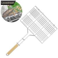 ราคา LOE คลิปบาร์บีคิวตะกร้าย่างพร้อมที่จับทนความร้อนถาดย่างหมุนได้พับได้สําหรับปีกไก่ผักกุ้งอุปกรณ์ทําอาหาร B7J6 (53453469840)