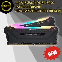 ราคา ส่งเร็ว 16GB (8GBx2) DDR4 3000 RAM PC CORSAIR VENGEANCE RGB PRO (BLACK) (CMW16GX4M2C3000C15) (4153176772)