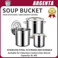ราคา ถังซุปสแตนเลส หม้อสแตนเลส Periuk Sup Baldi sup keluli tahan karat periuk besar 鍋 . (57000023796)