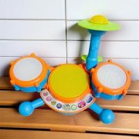 ราคา ของเล่นกลองมีเสียงมีไฟ กลองชุดสำหรับเด็ก Vtech KidiBeats Drum แท้มือสอง (26935819088)