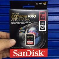 ราคา Sandisk 128 GB Extreme PRO SDXC UHS-I card V30 4K U3 (1855975837)