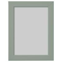 ราคา [IKEAแท้ ถามก่อนสั่ง] FISKBO ฟิสค์บู กรอบรูป, สีเขียวปนเทาอ่อน, 13x18 ซม. (28067488701)