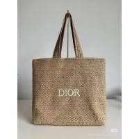 ราคา ของแท้ Dior beauty bag กระเป๋าสานแฟชั่น (40824381959)