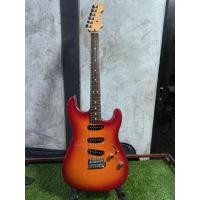 ราคา กีตาร์ไฟฟ้ามือสอง Fender stratocaster FMT Cherry sunburst Made in Maxico (24140116749)