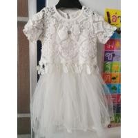 ราคา เดรสสีขาวกระโปรงฟรุ้งฟริ้ง เด็ก (3122325443)
