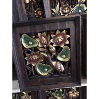 ราคา กรอบแกะสลักไม้ฉำฉา แขวนผนัง แกะสลักนก กรอบรูป ขนาด 35 x 33 x 4 ซม (44550010438)