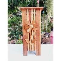 ราคา กระถางไม้สัก กล่องไม้สัก ขนาด 28×61 cm. (29726536338)