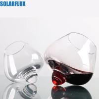 ราคา SOLARFLUX Cognac Glasses Cup,ยุโรปสไตล์หมุนแก้วผิดปกติ,ถ้วยดื่ม Tumbler โปร่งใส แก้วเหล้าเบียร์ (46505026003)