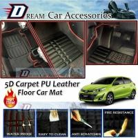 ราคา Toyota Yaris 5D พรมหนัง PU พรมปูพื้นรถยนต์ (20680226213)