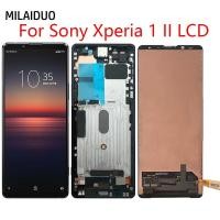 ราคา Lcd ต้นฉบับสําหรับ Sony Xperia 1 II XQ-AT51 จอแสดงผล lcd หน้าจอสัมผัส digitizer สําหรับ Sony X1ii lcd กรอบ (28100115174)