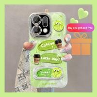 ราคา ซื้อ 1 แถม 1[875]มาพร้อมกับการป้องกันเลนส์เหมา OPPO Reno 14 13 11Pro 9 findX9 X9 Pro Pro เคสโทรศัพท์เหมา เหมา opporeno14 เคสโทรศัพท์ฤดูร้อนใหม่ของผู้หญิง reno13/12/11pro Briquettes ตุ๊กตากาแฟวงเล็บกระ