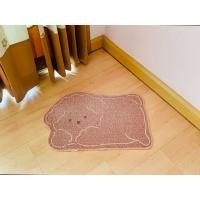 ราคา พรมเช็ดเท้า สีน้ำตาลเข้มลายน้องหมา (Made in Vietnam) มือสองขายตามสภาพ (29126525577)