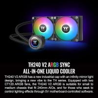 ราคา TH240 V2 ARGB Sync CPU Liquid Cooler/All-In-One Liquid Cooling System/Fan 120mm*2/PWM (24761611336)