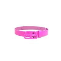 ราคา เข็มขัด Balenciaga BB Thin belt in Pink sz 75 30 new ของแท้ 100% (29480423380)