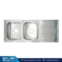 ราคา Dyna Home อ่างล้างจาน 2 หลุม 1 ที่วางจานแบบฝัง รุ่น DH-12050-B (27656836308)