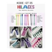 ราคา Hilaces Shoelace ซิลิโคน / ซิลิโคนเชือกผูกรองเท้า 10 ชิ้น (26656196951)