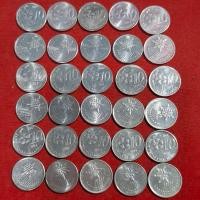ราคา เหรียญ มาเลเซีย ชนิด 10 เซนต์ ชุด 30 เหรียญ ลายดอกไม้ รายการ 23 (26730938403)