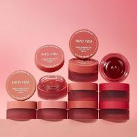ราคา INTO YOU ลิปบาล์มกระป๋องมูส Matte Lip Gloss Red Lip And Cheek Dual-Use Lips Mud Mousse Mist Noodles Bare Color Matte Lip Gloss Lip Makeup (48405183957)