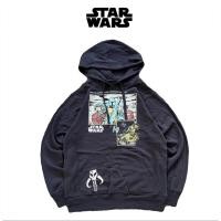 ราคา STAR WARS HOODIE เสื้อฮู้ด Star Wars สเวตเตอร์ ▪️ StarWars ▪️สตาร์ วอร์ส ▪️สีดำ งานแท้ % (TS235) (24956608351)