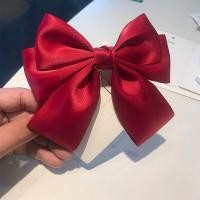 ราคา กิ๊บติดผม โบว์ติดผม กิ๊บโบว์สีแดงขนาดใหญ่สำหรับผูกผมและตกแต่ง ของเล่นเสริมทรงผมสำหรับเด็กหญิง (52503000608)