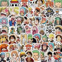 ราคา 10/30/50/100pcs Kawaii Japan Anime ONE PIECE Stickers Cute Cartoon Luffy Zoro Graffiti Sticker Decals for Kids Toy Phone (27544006824)